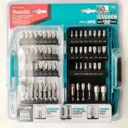 Makita Impact Driver Bit Set Of 60 Case E-01644