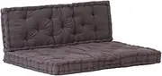 Generic Pallet Floor Cushions 2 pcs Cotton Anthracite