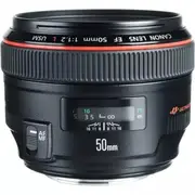 Canon EF 50mm f/1.2L USM Low Light Lens