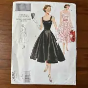 UNCUT Vogue Pattern 2902 Size 6-10 Dress Original 1952 Design