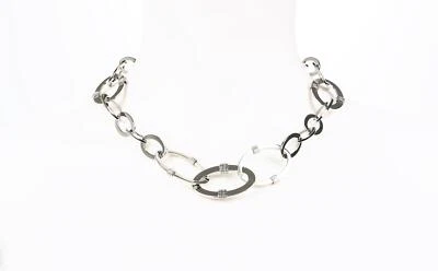French Connection 297266 Jewelry FN1060-41 Silver Chain Necklace