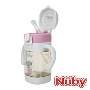 【Nuby】Nuby PPSU學飲杯_粗吸管_300ml(3款可選)