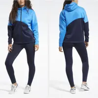 在飛比找蝦皮購物優惠-REEBOK TRACK SUIT 女款 運動套裝 連帽外套