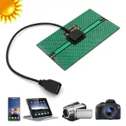 300mA Small Solar Power Bank 5.5V Portable Solar Charger Outdoor with USB Port