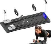 Abdominal Pilates Board - Multifunctional Abdominal Board, Pilates Reformer Board | Extra Long Slide Foldable Core Workout Equipment, Multi-Purpose Home Exercises Roller Board for Workout Home Gym