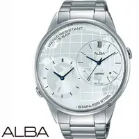 在飛比找蝦皮商城優惠-【ALBA】大錶徑休閒兩地時間不鏽鋼男錶 45mm DM03