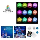 Light Up Ice Cubes,72 Pack Color Changing s for Drinks Glow in the Dark Ice C...