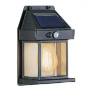 Solar Powered Motion Activated LED Lighted Outdoor Lights - Set of 2