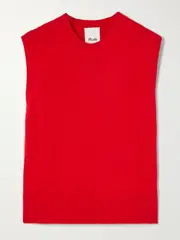 [Allude] Allude - Cashmere Vest - Red - x large x large Red