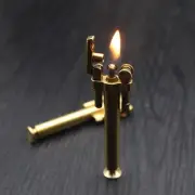 Metal Silver Torch Lighter Oil Trench Cigarette Torches Kerosene Fire Sticks
