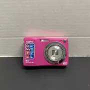 Vintage Sanyo VPC-51415 14.0MP 5x Digital Camera - Pink