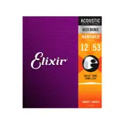 ELIXIR STRINGS Nanoweb Acoustic 80/20 Bronze Light 11052 Guitar Strings