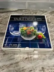 Colony Crafts 4 Pc Bowl Set Fine Glassware NEW