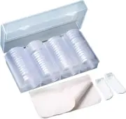 Coin Holder 60 Pcs 41Mm Silver Eagles Capsules Clear Plastic Storage Organizer