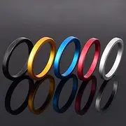 ZJPOJPH Metal penis ring, glans ring sex toys for men couples(Silber,Ø45mm)