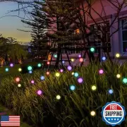 Laladeyek Multicolour-2Pack 16LED Firefly Multicolour Changing Lights,Garden