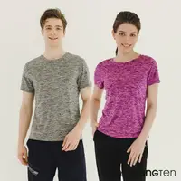 在飛比找momo購物網優惠-【Hang Ten】男女裝-機能彈力款吸濕排汗運動短袖T恤(