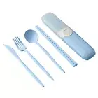 Dinnerware Dishwasher Tableware Tableware with Storage Box 4 Pcs Dinnerware Fork