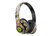 Graffiti Bluetooth 5.1 Headphones Over The Ear Foldable Wireless Game Headsets Hi-Fi Stereo Sound-Style 1