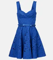 [Rebecca Vallance] Rebecca Vallance Zaffree cotton midi dress UK 6 blue