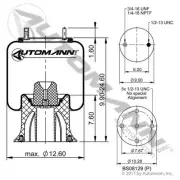 Air Spring Rolling Lobe AB1DK23L-9101