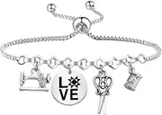 [Lywjyb Birdgot] Sewing Charm Bracelet Quilter Seamstress Gift Quilting Lover Merch Dressmaker Gift