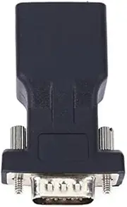 RJ45 to RS232 Extender Male to LAN CAT5 CAT6 RJ45 Network Ethernet Cable Female Adapter Computer Extra Switch Converter
