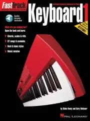 FastTrack Keyboard Method Book 1 Music Instruction Book and Audio NEW 000697283
