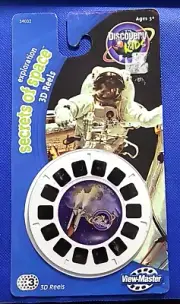 SEALED Discovery Kids Channel Secrets of Space view-master 3 Reels Pack
