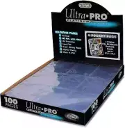Ultra Pro 9 Pocket Pages Platinum Series 100 Pages of Card Sleeves for Trading