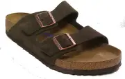 BIRKENSTOCK 0951311 ARIZONA suede brown (MOCHA) NORMAL regular fit soft FOOTBED