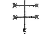 Quad Monitor Desk Mount Stand Up to 30in, Full Adjustable Arms