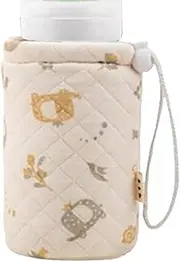 Baby Bottle Insulated Sleeve – Thermal Baby Bottle Cover, Portable Milk Pouch | Soft Holder for Indoor Outdoor Feeding, Drinking Warmer Bag for Kids, Infant Travel Drink Container Wrap Use