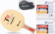Custom-made table tennis bat: Galaxy T10s, with 2 sides Palio Macro Pro Pips-in