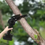 Mini Handheld Wood Saw Cordless Electric Chainsaw Battery Power Wood Cutter AU