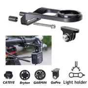 Bicycle Computer Camera Holder front Mount for iGPSPORT Garmin Bryton Wahoo Gopro phone etc Color Black