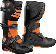 Shot Race 4 Motocross Boots, black-orange, Size 41 for Men Black Orange
