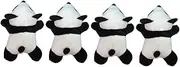 [NIYANGLE] Cute Plush Panda Shaped Brooch Stereoscopic Animal Pins for Women Adorable Home Decoration Black White