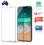 3X iPhone Screen Protector Tempered glass for 15 14 13 11 Pro XS Max Plus XR 7 8