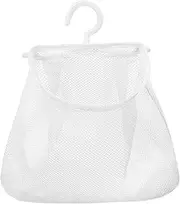 [TEMPNAP] Hanging Mesh Peg Bag Multi Functional Kitchen Storage Pouch for Clothespins and Reusable for Home Travel and Balcony Use Rotating Hook Design