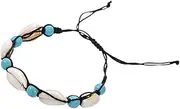 BESTYASH 1pc Shell Anklet Trendy Decor Braid Jewelry Beach Anklet Style Anklet Beaded Anklet Fashion Bracelets for Women Foot Pendant Chain Fashion Jewelry Hand Decor Wood