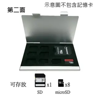 DigiStone 手機 SIM卡收納盒 雙層 鋁合金 記憶卡收納盒+手機SIM卡轉換套組