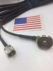 NMO MOUNT 3/8 3/4" HOLE SHIELD FME INPUT RG-58 UHF PL-259 CONNECTOR MADE IN USA