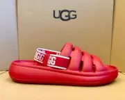 UGG- Women's Sport Yeah Slide Red Sandals New in Box
