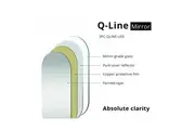 Q-Line Oval LED Bathroom Wall Mirror