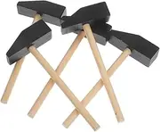 GARIOUANS 5pcs Mini Wooden Hammers for Safe DIY Mallet for Creative Play and Birthday Party Supplies Enhances Hand Eye Coordination and Manual Skills