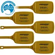 Pro Quip Fuel Id Tag 5Pk Olive Yellow Diesel - 11041