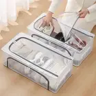Transparent Lid Storage Container Waterproof Under-bed Shoe Box