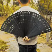 October Siege Iron Fan Tai Chi Kung Fu Hollow Martial Arts Qiankun Folding Fan