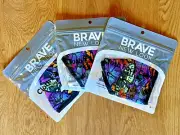 BUTTERFLY Face Masks Cotton Cloth Face Covers w PM 2.5 Filters Set Of 3 NEW NWT